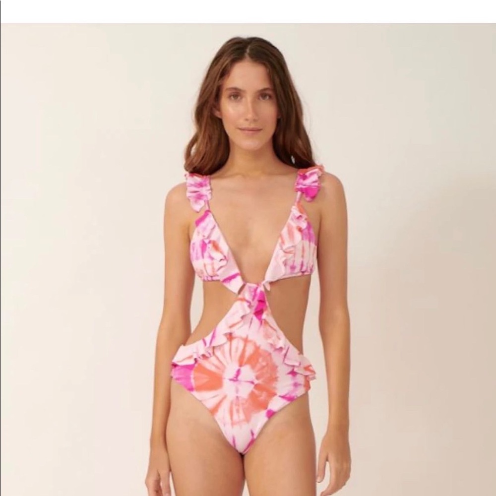 Martha Rey ORANGE one piece🧡🧡🧡 NEVER WORN